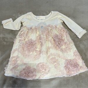 Bebemonde Cream and Pink Kids‎ Dress